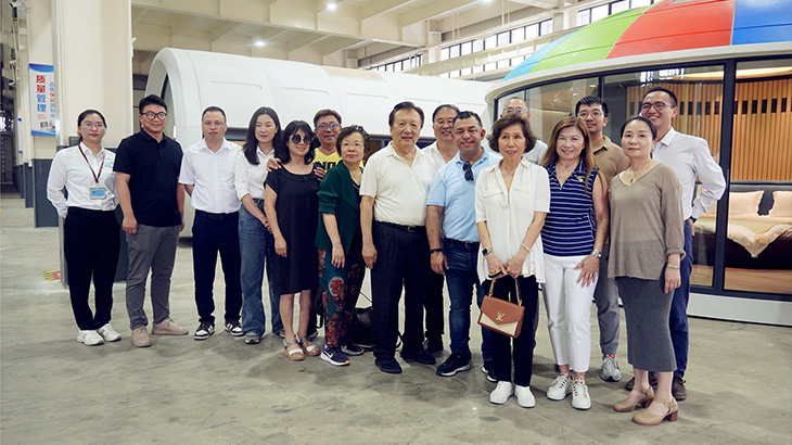 美亞裔房地產(chǎn)協(xié)會考察團蒞臨浙江貝仕達科技——點贊技術(shù)創(chuàng)新與星舟系列度假屋