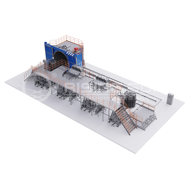 多臂穿梭式滾塑機