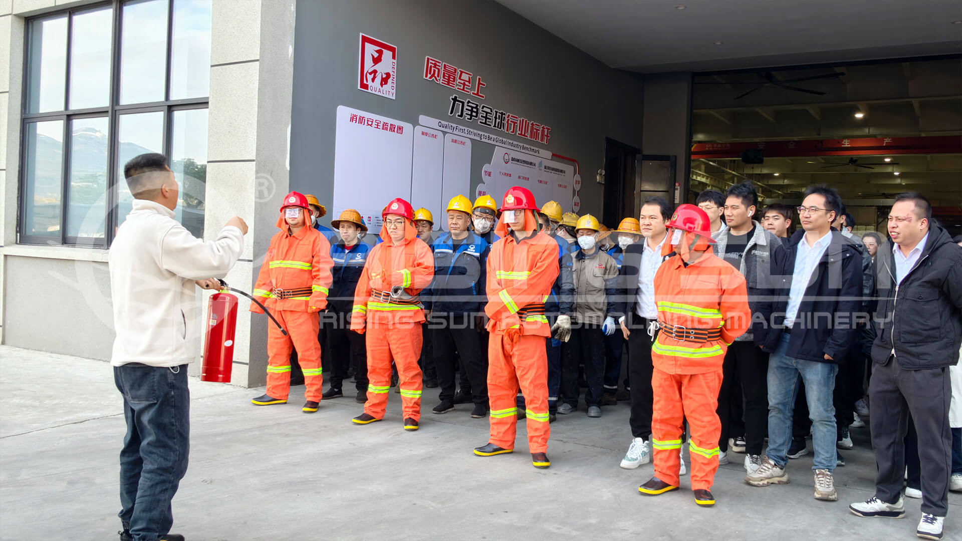 旭日新聞 | 實(shí)戰(zhàn)練技能 安全筑防線——旭日滾塑（浙江貝仕達(dá)科技）開(kāi)展全員消防演練！